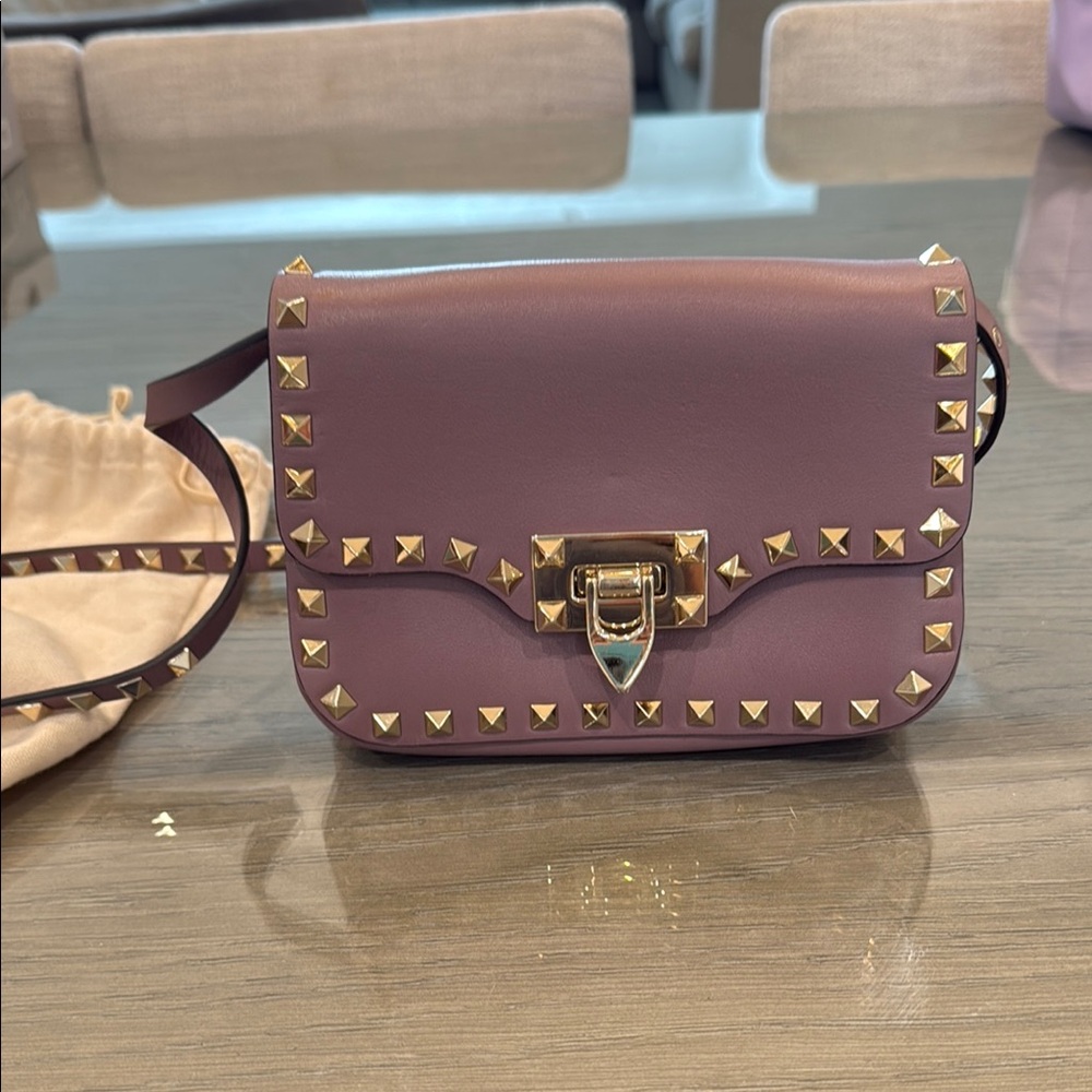 Valentino Rockstud Purple Crossbody Bag